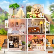 【PPXD】Miniature 3D DIY House Kit DIY Miniature Doll House DIY Doll House DIY Model House Miniature H