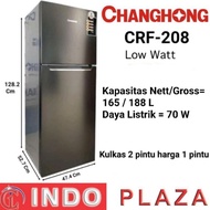 KULKAS 2 PINTU LOW WATT CHANGHONG CRF-2
