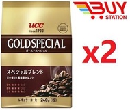 UCC Gold Special 金牌濃厚綜合蒸餾咖啡粉(芳醇甘甜) 240g X2 (平行進口) 4901201157578 G5-4