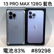 IPHONE 13 PRO MAX 128G SECOND BLUE #89298