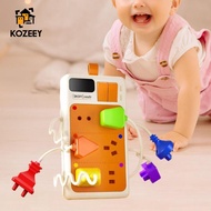 KOZEEY Sensory Plug Outlet Airplane Car Travel Toy Gift Sensory Toy Children Kids