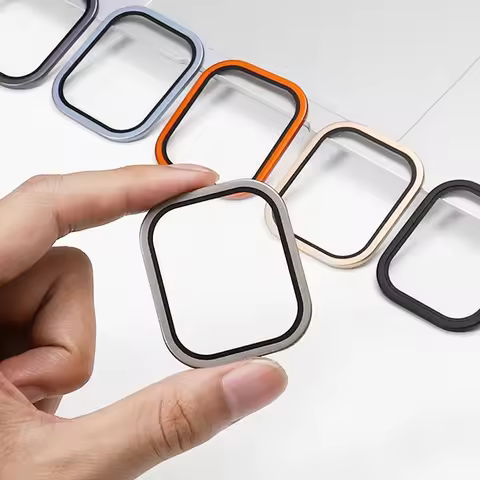 Tempered Glass For Apple Watch Ultra 3 49mm Screen Protector Anti-Scratch Metal Bumper Full Film for