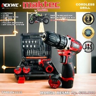 MAKTEC BOR CORDLESS 10MM 12VF 2 BATERAI BOR BATERAI BOR SKRUP DEKWE