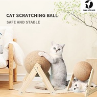 🌈Cat Scratching Ball Toy Kitten Sisal Rope Ball Toys Cats Board Grinding Paws Scratcher Wear-resista