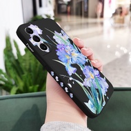Ốp lưng Hoa màu xanh OPPO Reno 13 12 11 F Pro 12F 4G 5G Fashion Cảm giác thoải mái vỏ điện thoại