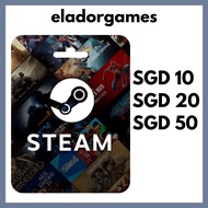 [SG] Steam Wallet Online Gift Card SGD 10 20 50