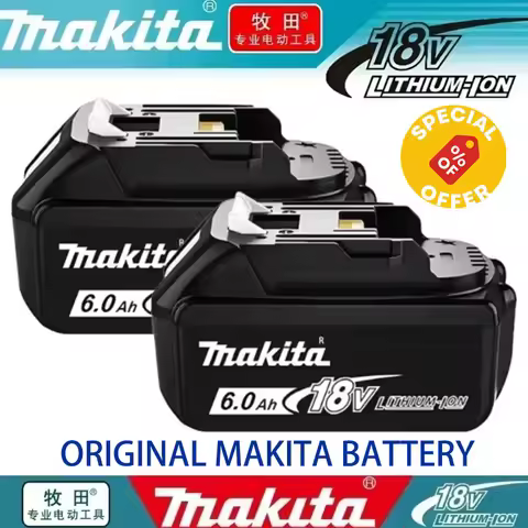 2026 Top selling 18v tool battery,Authentic Makita 6000mAh battery-can replaceable DTW700 DGA404 DHR