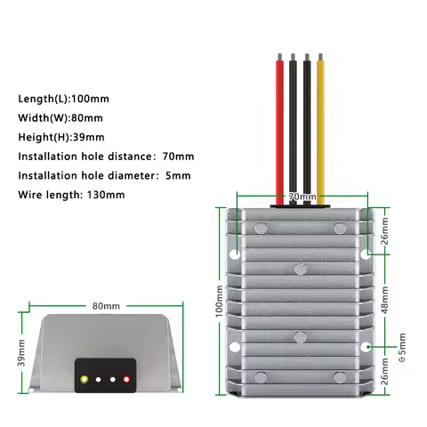 9-36V to 28V 10A 15A 20A 25A 30A DC Power Supply Converter 12V 24V to 28V Drone Automatic Raising an