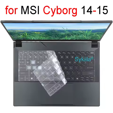 Keyboard Cover for MSI Cyborg 14 15 AI A1V A13V A13U A12V A12U 15.6 Protector Skin Case Silicone