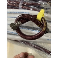 Water supply line 40cm, 60cm stainless steel-coated plastic to install water heater, flat basin, sin