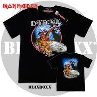 BLAXROXX® | Iron Maiden® | [IRM001] | เสื้อยืดคอกลม แขนสั้น | สกรีนลายคมชัด ไม่หลุดลอก | Cotton100%