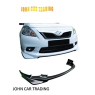 Ready Stock Nissan Almera 2012 Pu Impul Front Skirt Bodykit Almera Skirt Depan IP Front Lip Pu Mater