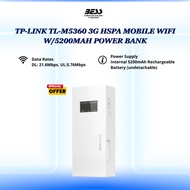 TP-LINK TL-M5360 3G HSPA MOBILE WIFI W/5200MAH POWER BANK