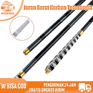 Joran Serat Karbon Teleskopik / Tongkat Pancing Karper / Joran Fiber Karbon Teleskopik / Joran Pancing Arus / joran tegek super kuat 10kg / tegek pancing super kuat / joran tegek / joran pancing / tegek carbon full ringan / tegek 540 murah cuci gudang