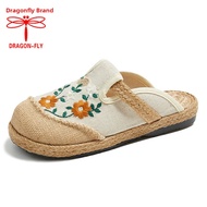 DRAGON-FLY | Flax Slipper Shoes