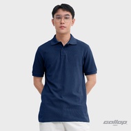 GALLOP : WAFFLE POLO SHIRTS เสื้อโปโลผ้า Waffle รุ่น GP9062 สี Deep Purple - ม่วง / ราคาปรกติ 1290.-