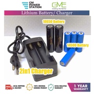 Rechargeable  battery 18650 battery 3.7v /2200mah / 14500 battery/ 2in1 Lithium charger