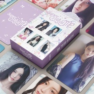 55PCS/Box Kpop ILLIT SUPER REAL ME official same photocards Yunah Minju Moka lomo card ins postcard for fans collection