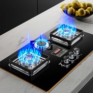 hot Built-in 3Burner Gas Hob/Material Tempered Glass Gas Stove Three eyes stove gas stove large panel  fierce fire stove