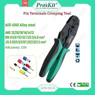Pin Terminals Crimping Tool (220mm) Pro'skit 6PK-301E