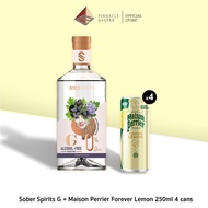 Bright botanical and effortlessly refreshing (Sober Spirits mixed with Maison Perrier)