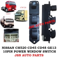 NISSAN CD45 CD48 GE13 CKA45 CH520 LORRY TRUCK 10PIN MAIN POWER WINDOW SWITCH