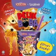 Mamee x Tealive Spicy Mi Boba |milk tea mee|boba mamee|珍珠奶茶泡面|tealife|tealive|mamee|maggi|instant no