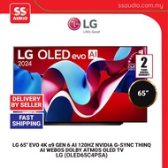 【 DELIVEREY BY SELLER 】LG 65" OLED65C4PSA C4 Series OLED 120HZ evo 4K Smart TV