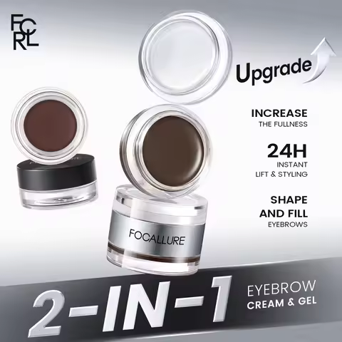 Wholesale FOCALLURE Eyebrow Soap Wax Eyebrow Gel 2 IN 1 Natural Pomade Waterproof 3D Tint Eyebrow En