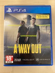 《今日快閃價》（中古二手）PS4遊戲 越獄搭檔 A Way Out 港版英文版 （雙人合作遊戲）稀有遊戲