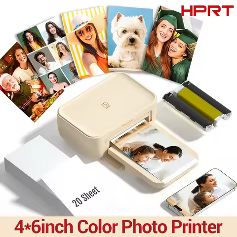 300dpi CP4000 4x6 Inch Portable Full Color Photo Picture Printer Mini Househeld Thermal Sublimation 