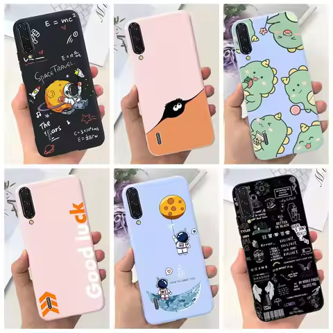For Xiaomi Mi 9 Lite Case Cute Astronaut Cartoon Shockproof Cover Silicone Funda For Xiaomi Mi 9 SE 