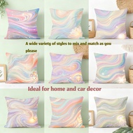 throw pillow case 18x18 16x16 20x20inches Pastel Swirls Waves cushion