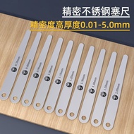 Stainless Steel High Precision Single Piece Feet Gauge 0.01-5.0mm Thickness Gauge Metric Gap Measure