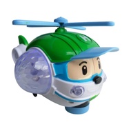 Mainan Helicopter Car Poli Nyala dan Suara