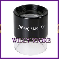 [WILLY STORE] Japan PEAK 1961-10X 1962-15X Measuring Magnifying Glass Microscope 10 Times 15