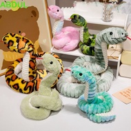 ABDUL Snake Plush Toy, Sticking Tongue Colorful Boa Plush Doll, Kids Toy Fluffy Long Coiled Boa Snak