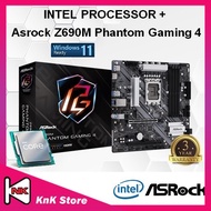 Asrock Z690M Phantom Gaming 4 Z690 LGA 1700 Motherboard + Intel 12TH / 13TH GEN CORE I3 / I5 / I7 / 
