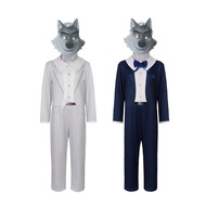 The Bad Guys Cosplay Costume Mr. Wolf Halloween Carnival Costume For Adults And Children