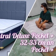 FF Central deluxe plus pocket original kasur spring bed pocket 160 x