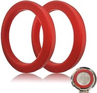 NHQZ 2 x Improved O-Ring Portafilter Seal for E61 Espresso Machine, High-Quality Silicone, Longer Li