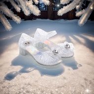 Alyssa Princess Shoes Girls Children Princess Crystal Beak Crystal Shoes 2025 Frozen New Style Roman