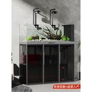 Old Fisherman Original Stream Tank Ultra White Fish Tank Full Set Landscaping Living Room Glass Ecol