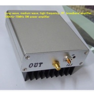 Long-wave, medium-wave, high-frequency, RF, broadband amplifier, 100kHz-75MHz 5W power amplifier