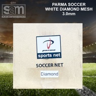 Jaring Bola Sepak Berbentuk Berlian PARMA Diamond Mesh Football Soccer Net 3.0 mm