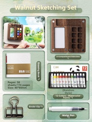 Mini Portable Painting Set 15 Colors