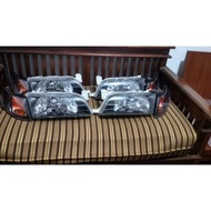 Headlamp Blacksmoke Great Corolla ae101