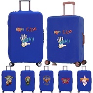 เคสกระเป๋าเดินทางยืดหยุ่นอุปกรณ์ตกแต่งลายมือผ้าป้องกันกระเป๋าเดินทางเวลาเดินทางขนาด18-28นิ้ว