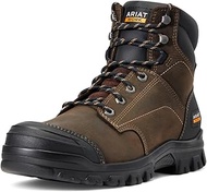 Men's MNS TREADFAST 6" H2O DRK BRN Fire and Safety Boot, Dark Brown, 7.5 Wide
