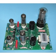 6AU66J4 6AQ5 singleended Class A stereo amplifier finished board 5Z2P tube rectifier power 3W 3W
